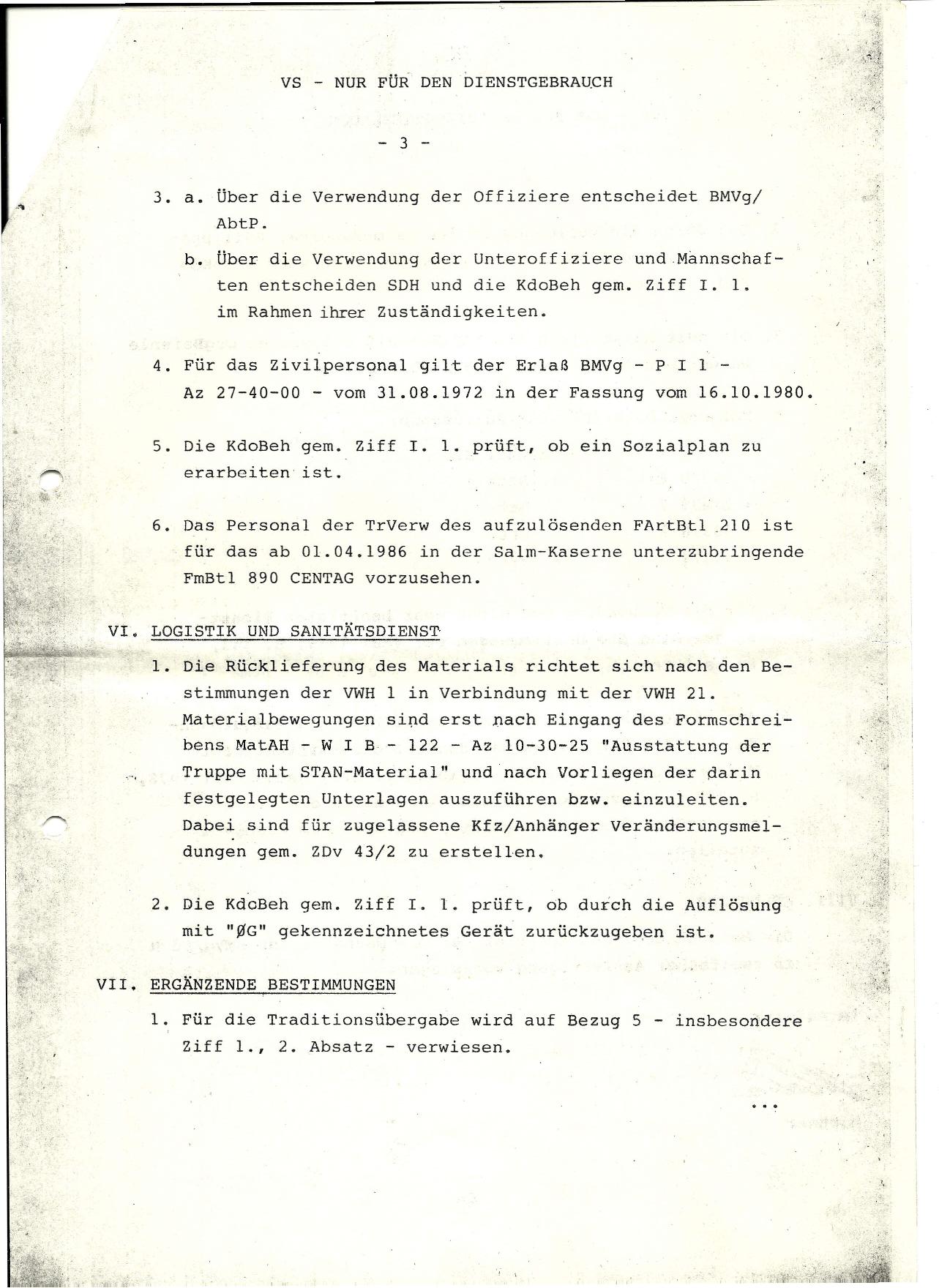 Auflösungsbefehl BMVg-003 Auflösungsbefehl BMVg-003