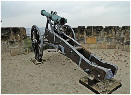 Festungskanone der Verteidigungsanlage Coburg Festungskanone der Verteidigungsanlage Coburg